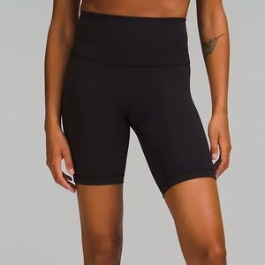 Lululemon wunder train high rise short 8 inch